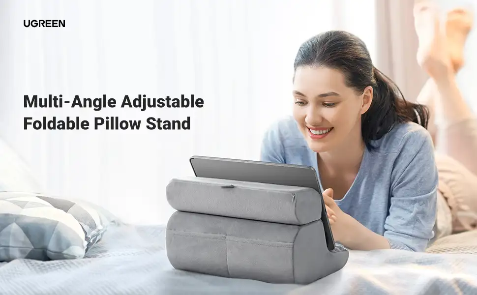 UGREEN Tablet Pillow Stand for Lap Soft Tablet Stand Holder 7 result