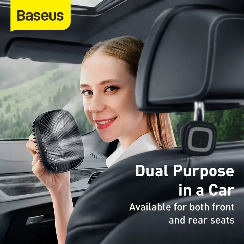 Baseus Magnetic Car Wireless Charging Fan 1