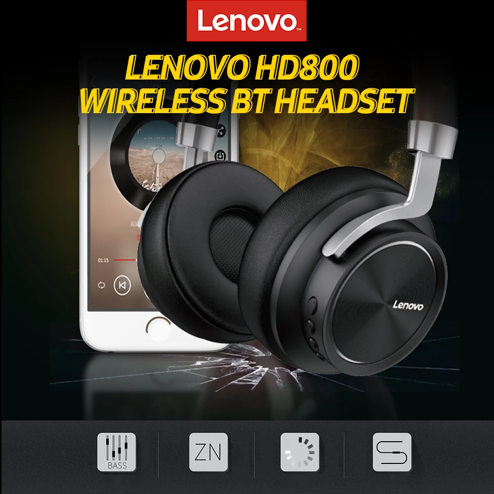 Lenovo hd800 bluetooth online headphone