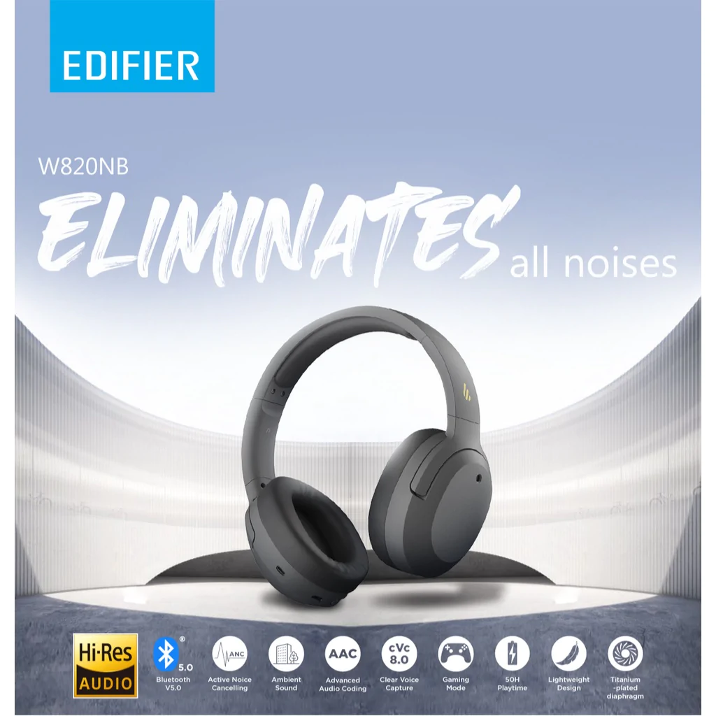 Edifier W820NB Plus Wireless Noise Cancellation Headphone Price in BD