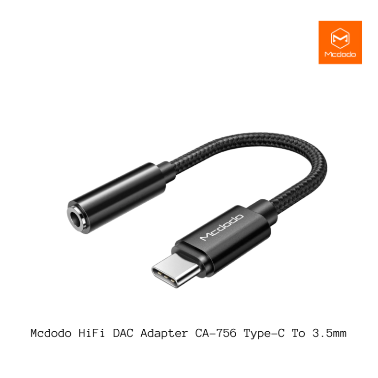 Mcdodo HiFi DAC Adapter CA-756 Type-C To 3.5mm - Gadget Breeze