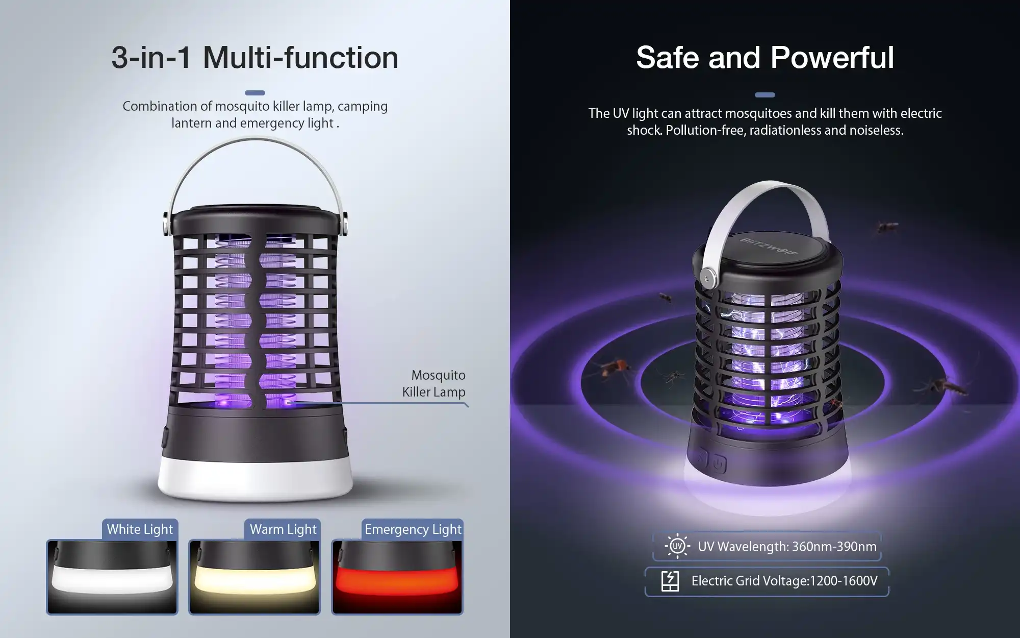 BlitzWolf BW MLT1 2 IN 1 Mosquito Killer 4