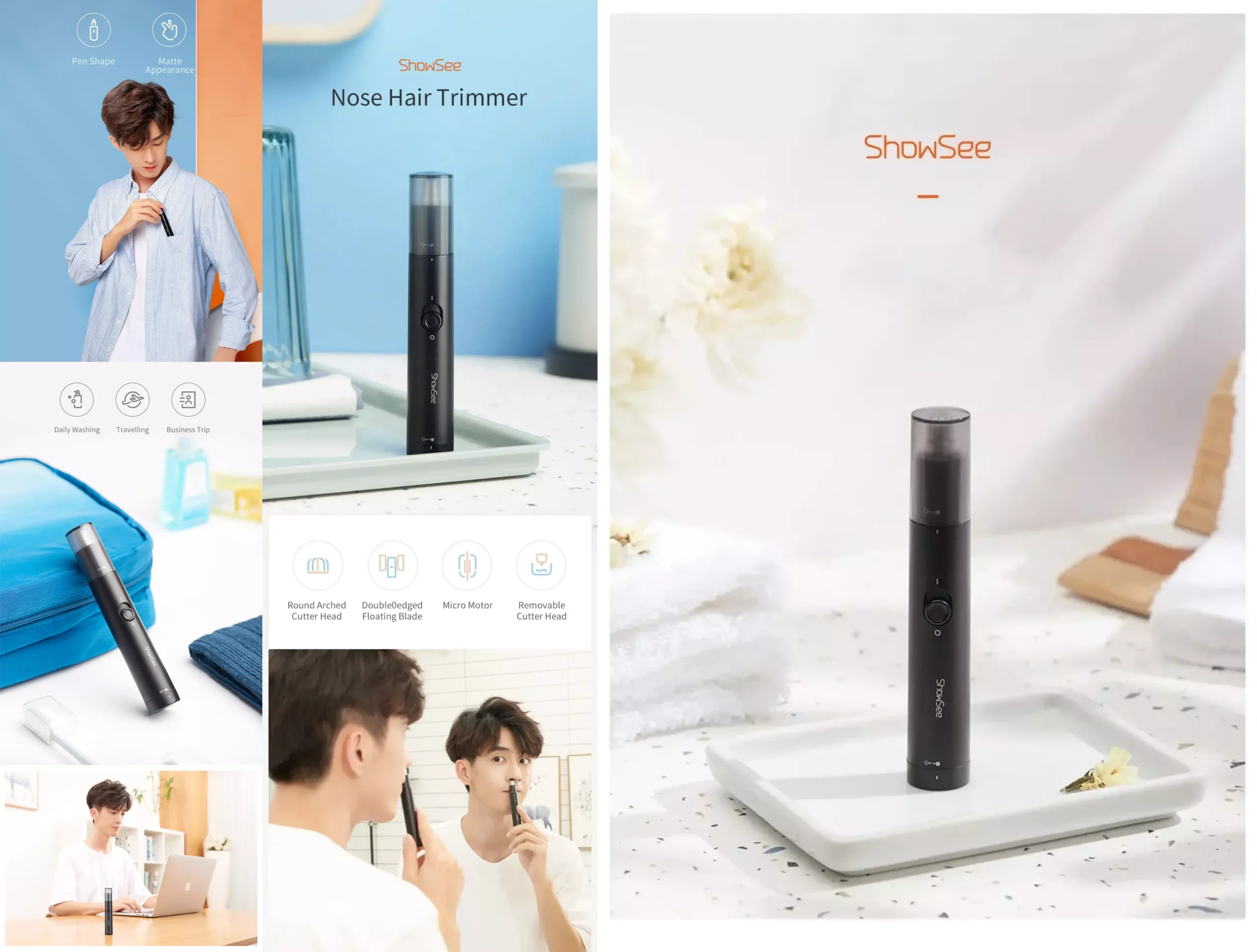 Xiaomi Showsee Nose Hair Trimmer C1 BK 1 scaled