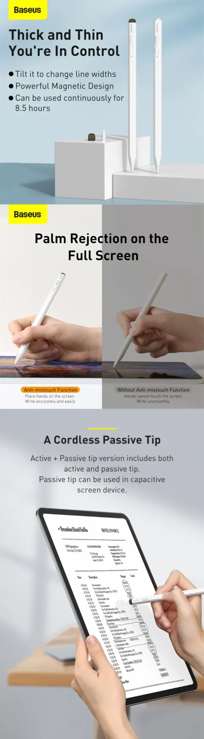 Baseus Smooth Writing Capacitive Stylus scaled