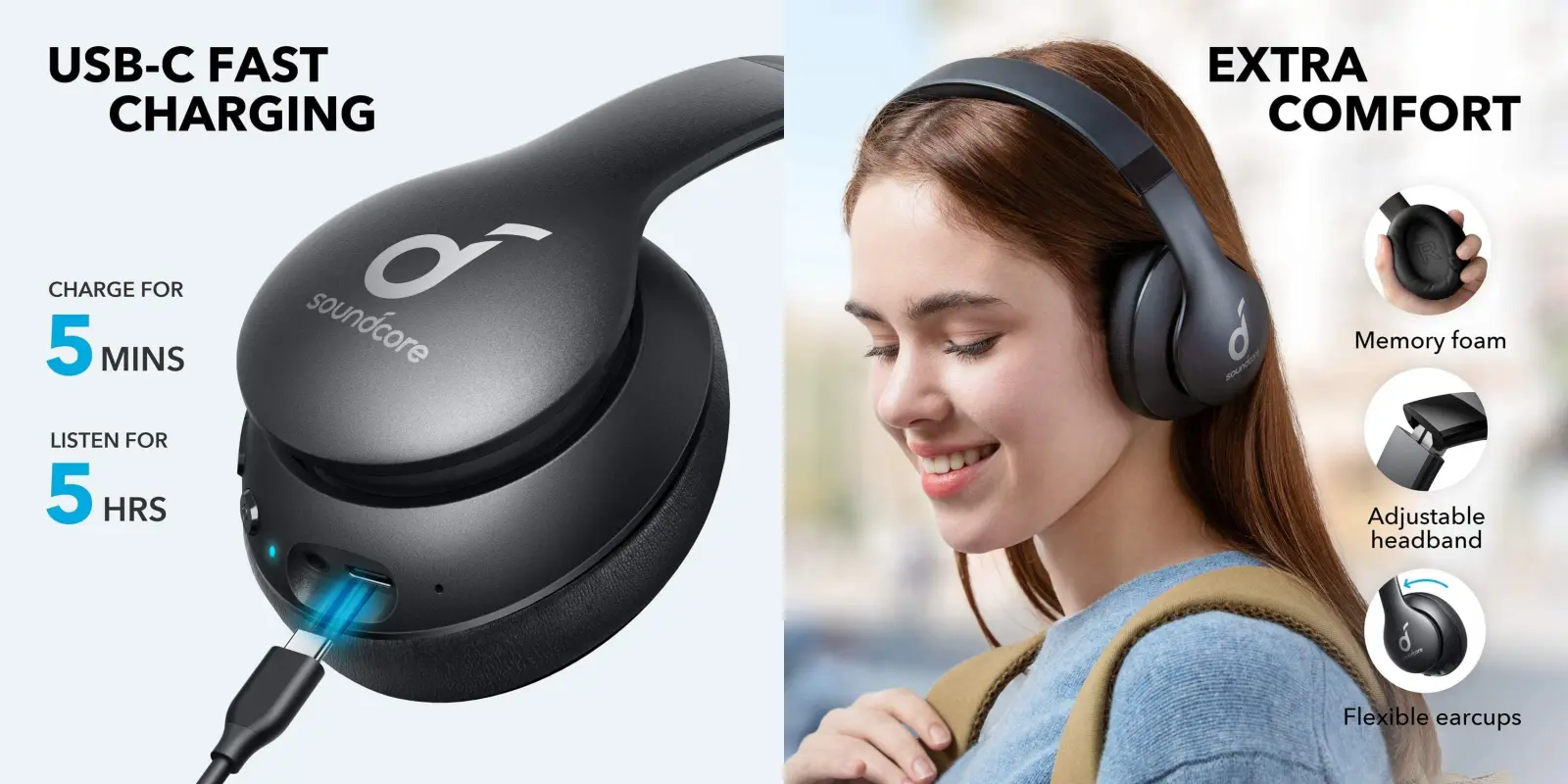 Anker Soundcore Life 2 Neo Bluetooth Headphones 3