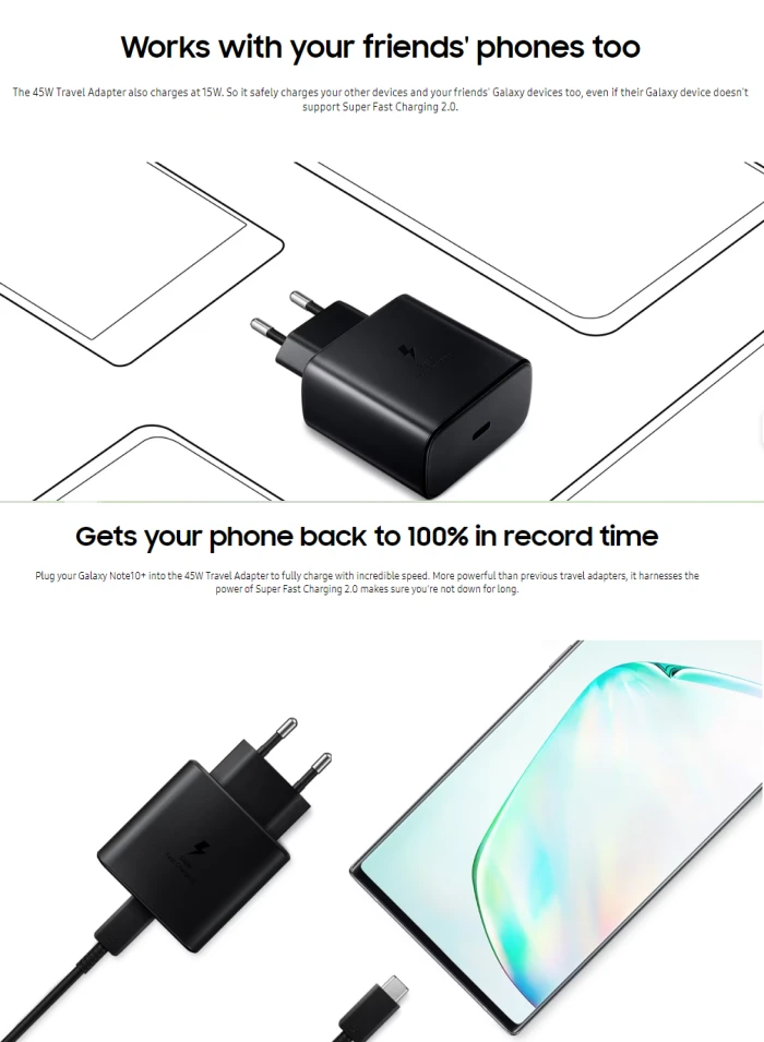 Samsung 45W USB-C Super Fast Charging Adapter