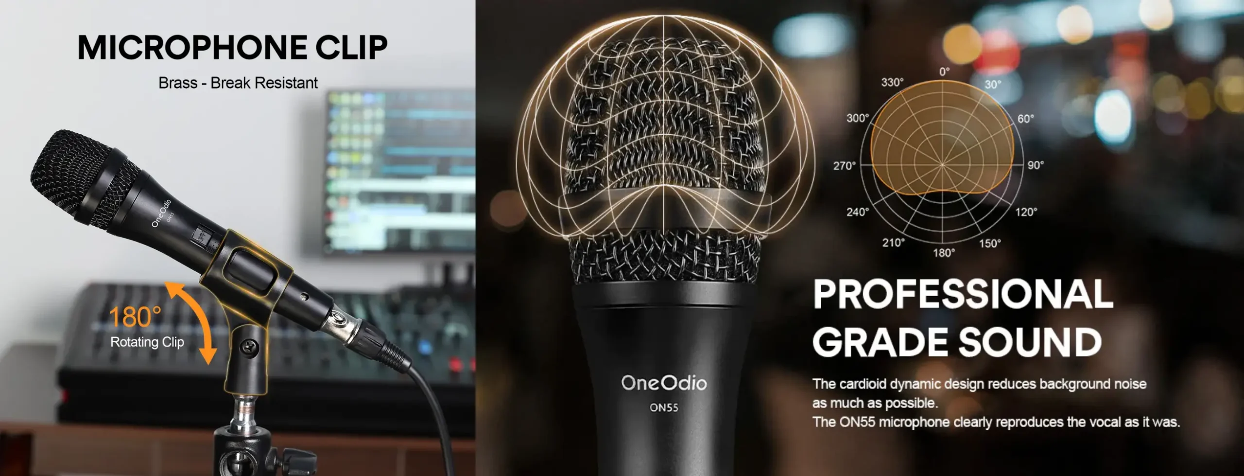 OneOdio ON55 Wired Professional Microphone - Best Price