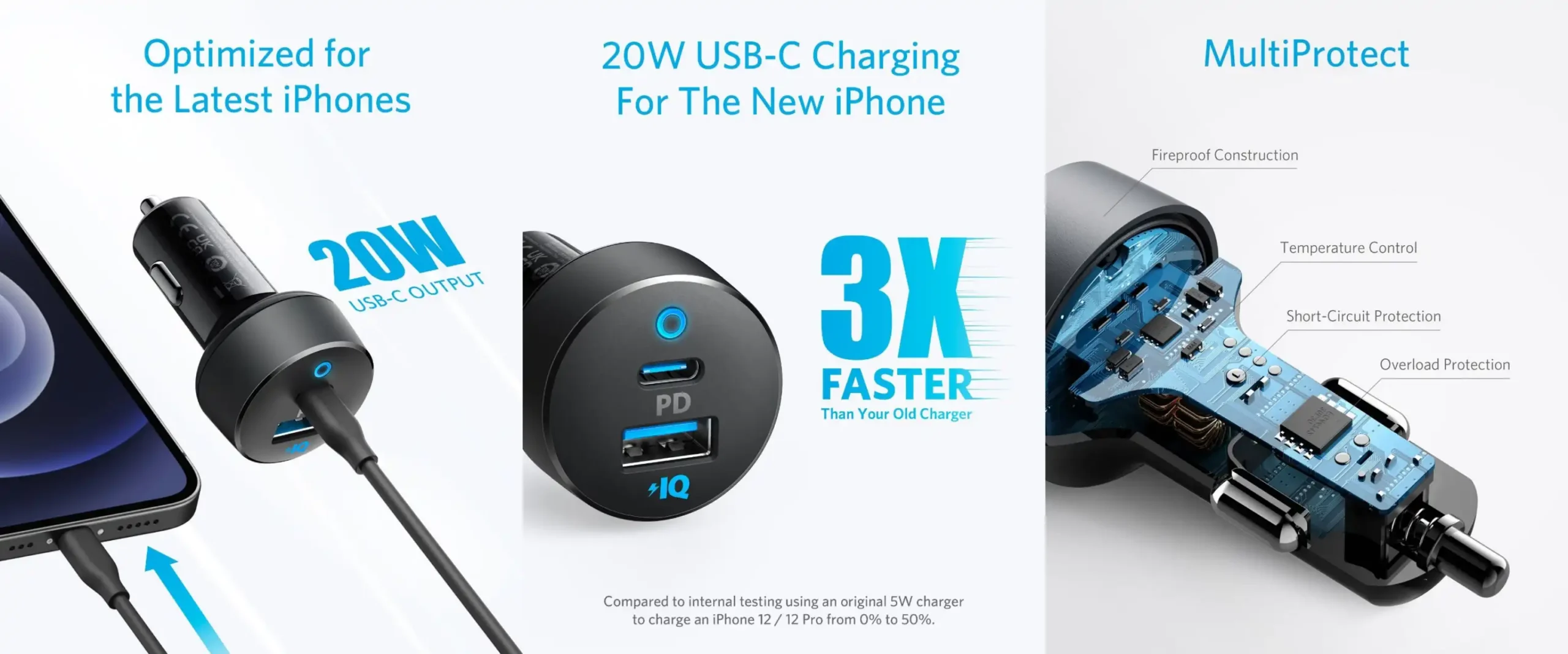 Anker Powerdrive PD+ 2 35W Vehicle Charger -Black – C2 Wireless