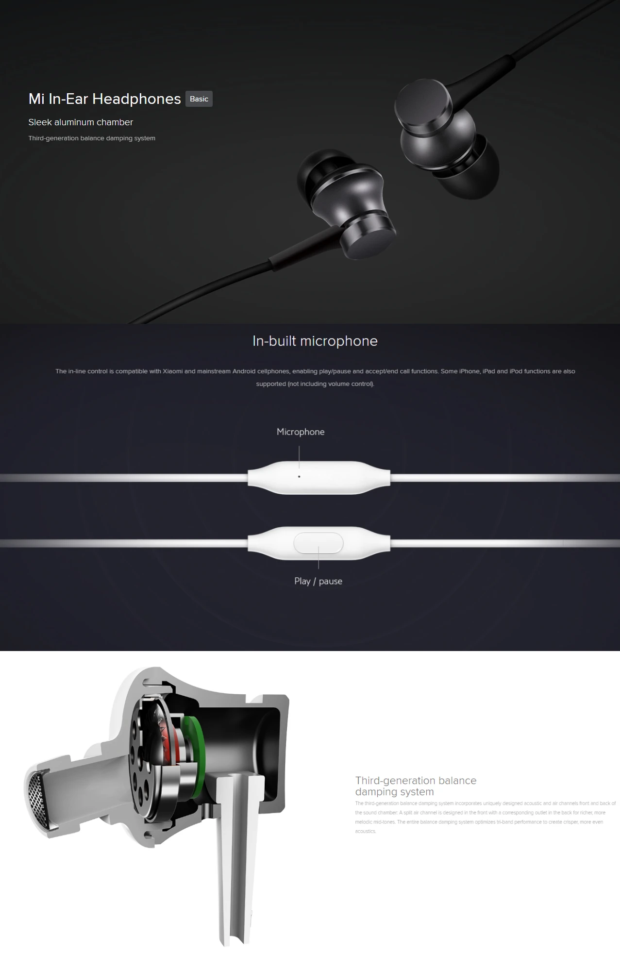 Mi In Ear Headphones Basic