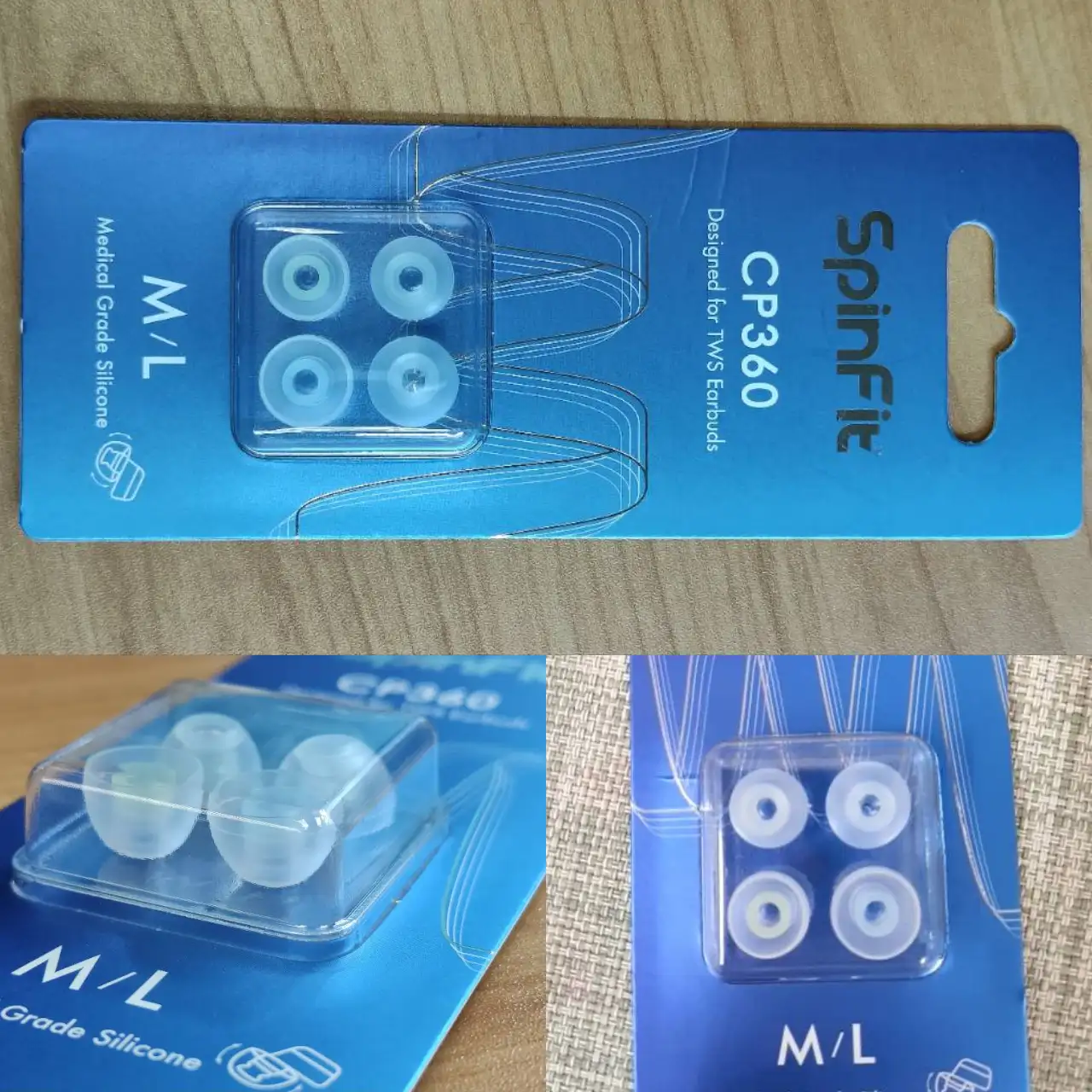 SpinFit CP360 Silicone EarTips For TWS - Best Price In Bd