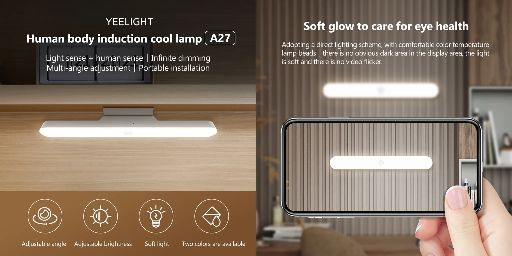 Xiaomi Yeelight A27 Human Body Induction Cute Lamp