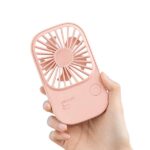 JISULIFE FA49 Rechargeable Handheld Fan 2000mAh_Pink