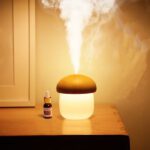 Jisulife JM02 Mushroom LED Humidifier 250Ml White