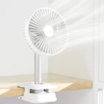 JISULIFE FA13R 8000mAh rotating rechargeable clip fan portable desk cooling fan in Bangladesh