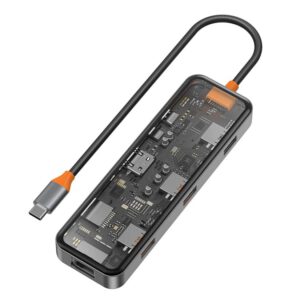 WiWU Cyber Multifunctional 8-in-1 Type C Hub