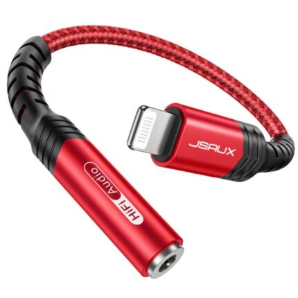JSAUX CL0054 MFi Certified Lightning to 3.5mm Adapter