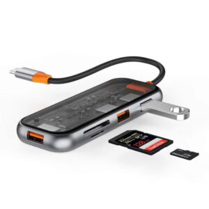 wiwu cyber series multifunctional 5-in-1 type c hub