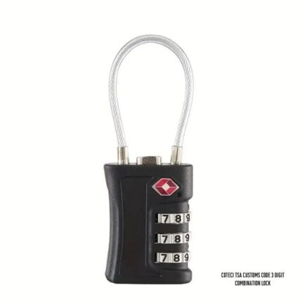 COTECi TSA Customs Code 3 Digit Combination Lock