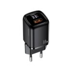 USAMS US-CC152 T46 33W PD+QC Digital Display Fast Charger (EU)