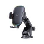 USAMS US-CD187 15W Wireless Charging Car Holder With Colorful Light
