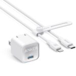 Anker Nano 3 30W Adapter with Type C to Lightning Cable