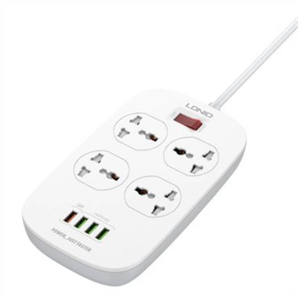 LDNIO SC4407 Power Socket 4 USB Charger