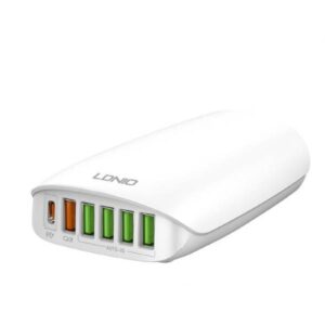 ldnio a6573c 65w multi-ports desktop charging station
