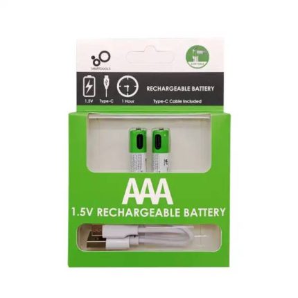 Smartoools Type-C Rechargeable Batteries AAA 2 Pcs