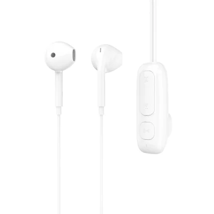 Product Features *Brand WiWU *Style Wired earphone *Model EB313 * Port Type C *Color Black, White *Features Strong Magnetic attached Earphone Super clear stereo sound Chips Bluetrum AB5635B, BT v 5.3 Frequency: 2.4GHz～2.4835GHz Net weight: 14.6G, Size L48.2*W16.9*H17mm Battery: 90mAh Charging time: 20 Hours Working time: 11 hours, standby time 60 hours