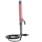 XO CF13 single tube curling rod hair curler full view pink professional styling tool
