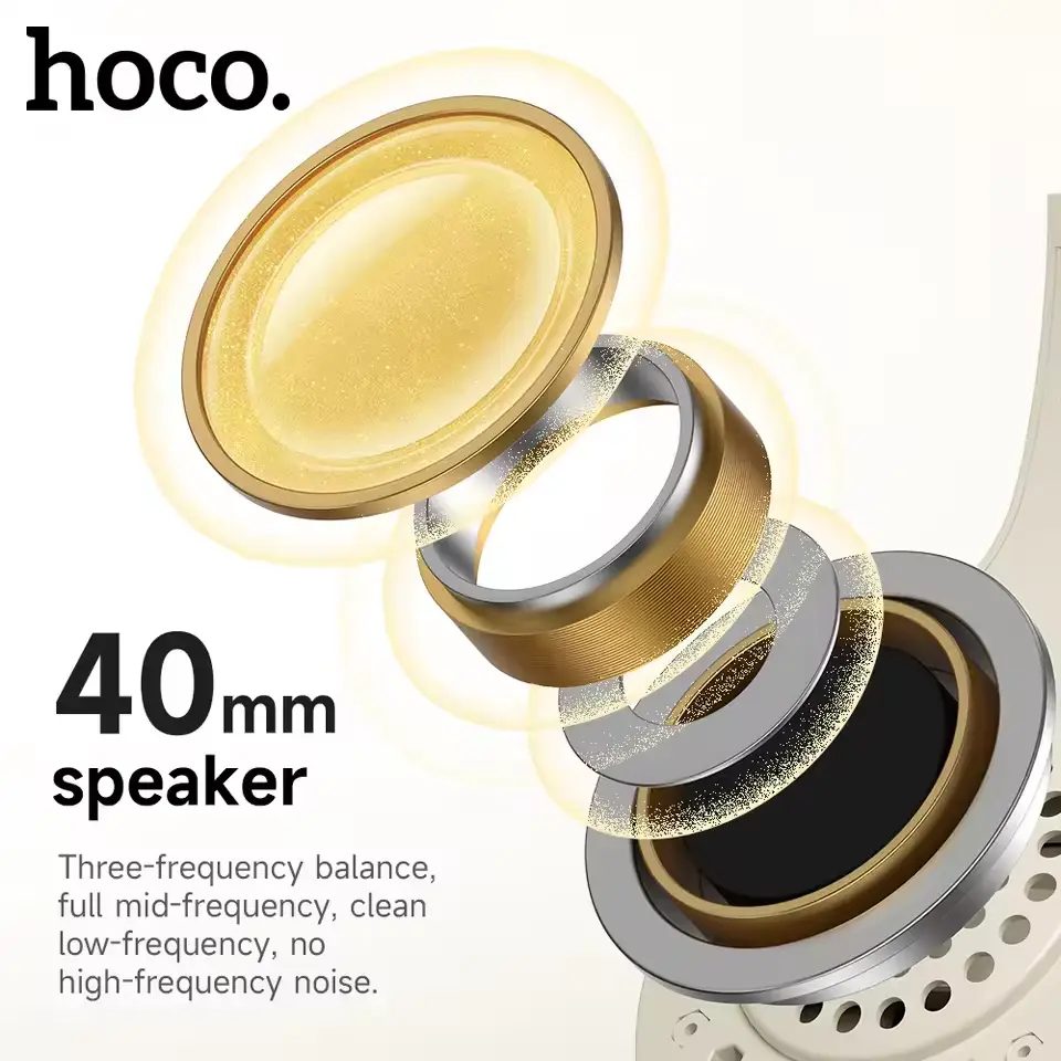 Hoco W46 Folding Bluetooth Headphone 1