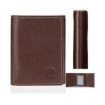 Timberland Men's Genuine Leather RFID Blocking Trifold Security Wallet