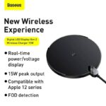 Baseus 15W Digital LED Display Gen 2 Wireless Charger - Image 2