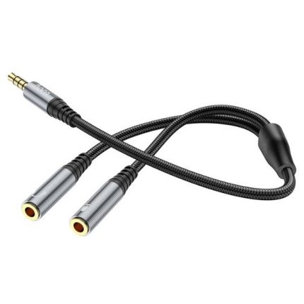 Hoco UPA21 Audio Adapter Cable For 3.5mm Male To 2*3.5mm Female