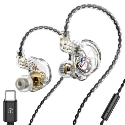 TRN CS4 In Ear Earphone Dynamic IEM Type C