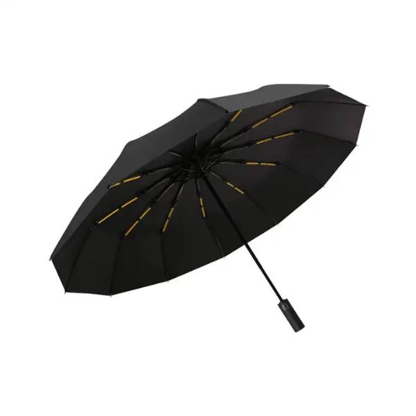 Fully Automatic 16 Rib Strong Wind Resistant Folding Umbrella Fully Automatic 16 Rib Strong Wind Resistant Folding Umbrella