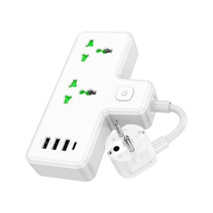 Hoco AC11A 2500W Power Strip Sockets EU