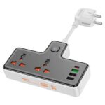 Hoco AC12A 2500W Power Strip Sockets EU