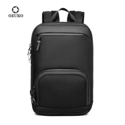 Ozuko 9474 Fashion Travel Backpack Black 15.6"