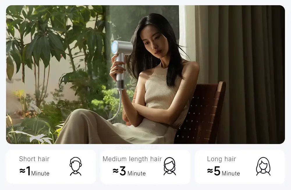 Xiaomi Mijia H501 High Speed Hair Dryer - Back View