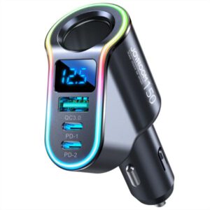 JOYROOM JR-CL21 150W Car Charger with LED Digital Display