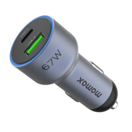 Momax MoVe 67W Dual Port Car Charger (UC16)-1