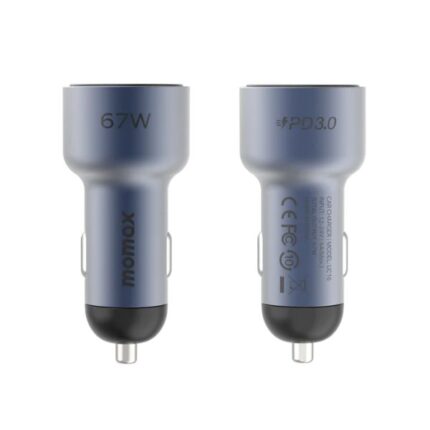 Momax MoVe 67W Dual Port Car Charger (UC16) -2