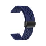 22mm Dotted Silicone Strap with Folding Magnetic D-Buckle Lock - Image 3