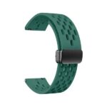 22mm Dotted Silicone Strap with Folding Magnetic D-Buckle Lock - Image 4