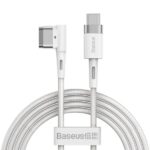 Baseus Zinc Magnetic Series Macbook Laptop Charging Cable C To Macbook 60W 2M White (CATXC-W02)