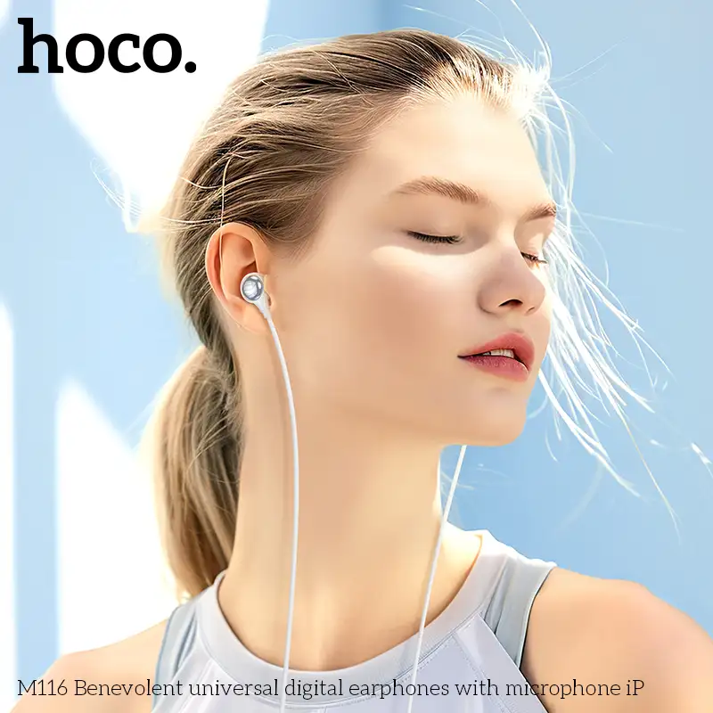 Hoco M116 Lightning Earphone 1