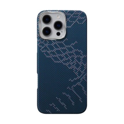 Pitaka Snake Ridge Case For iPhone 16 Pro & 16 Pro Max (Snowy day)