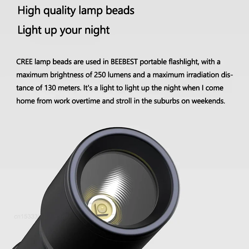 Xiaomi BEEBEST F1 Portable Flashlight 6