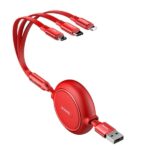 Baseus Golden Loop 3-in-1 Elastic Data Cable